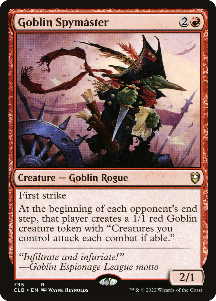 Goblin Spymaster (CLB-795) [Commander Legends: Battle for Baldur's Gate] MTG Single Wizards of the Coast