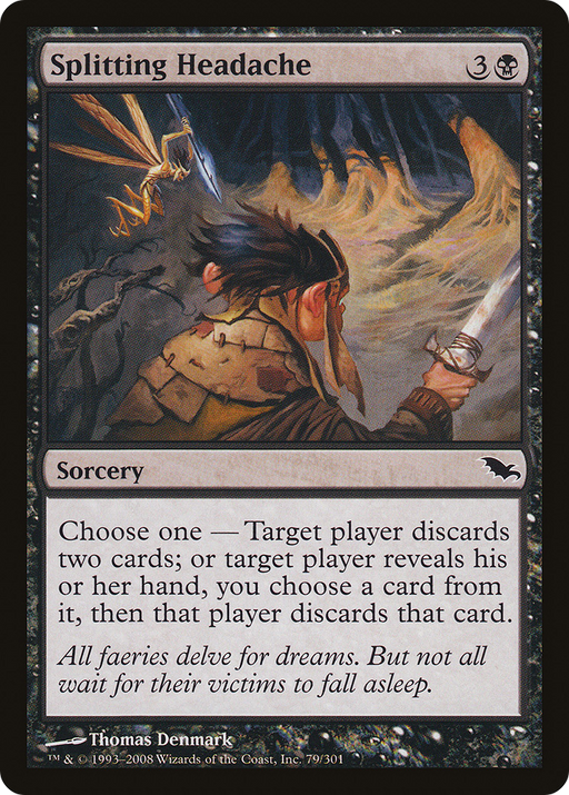 Splitting Headache (SHM-079) [Shadowmoor] MTG Single Wizards of the Coast