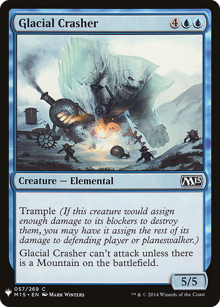 Glacial Crasher (LIST-057) [Mystery Booster] The List MTG Single Wizards of the Coast