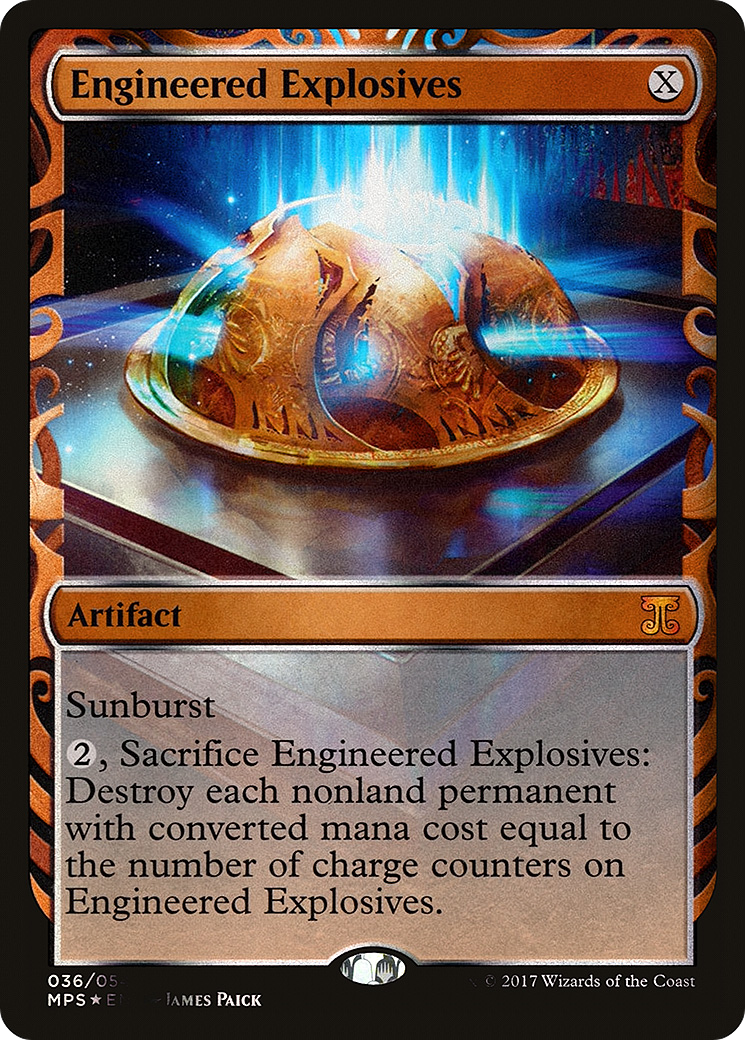 Engineered Explosives (MPS-036) [Kaladesh Inventions] Foil MTG Single Wizards of the Coast