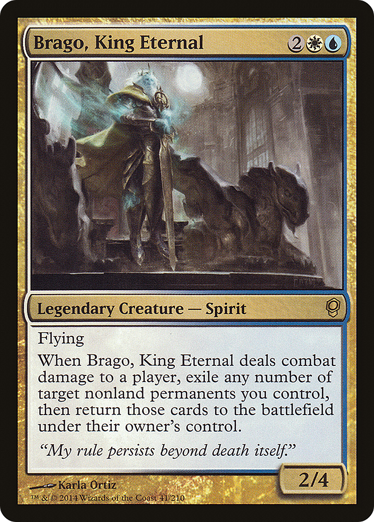 Brago, King Eternal (CNS-041) [Conspiracy] Foil MTG Single Wizards of the Coast