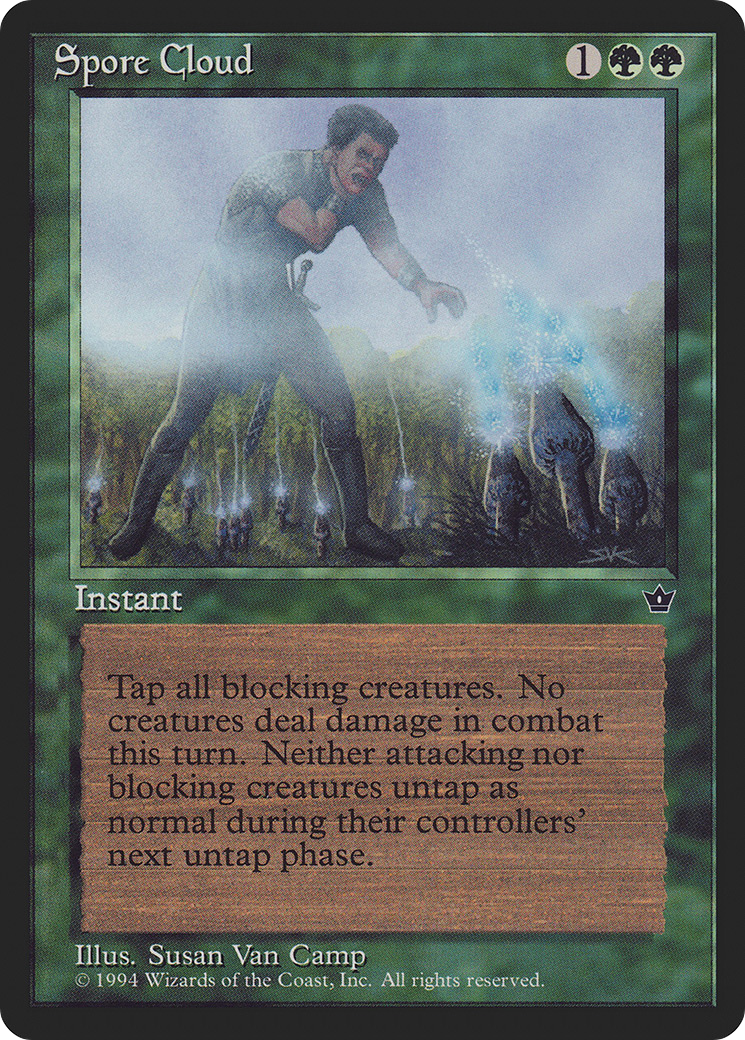 Spore Cloud (Susan Van Camp) [Fallen Empires] MTG Single Magic: The Gathering