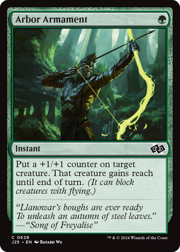 Arbor Armament (J25-628) [Foundations Jumpstart] MTG Single Wizards of the Coast