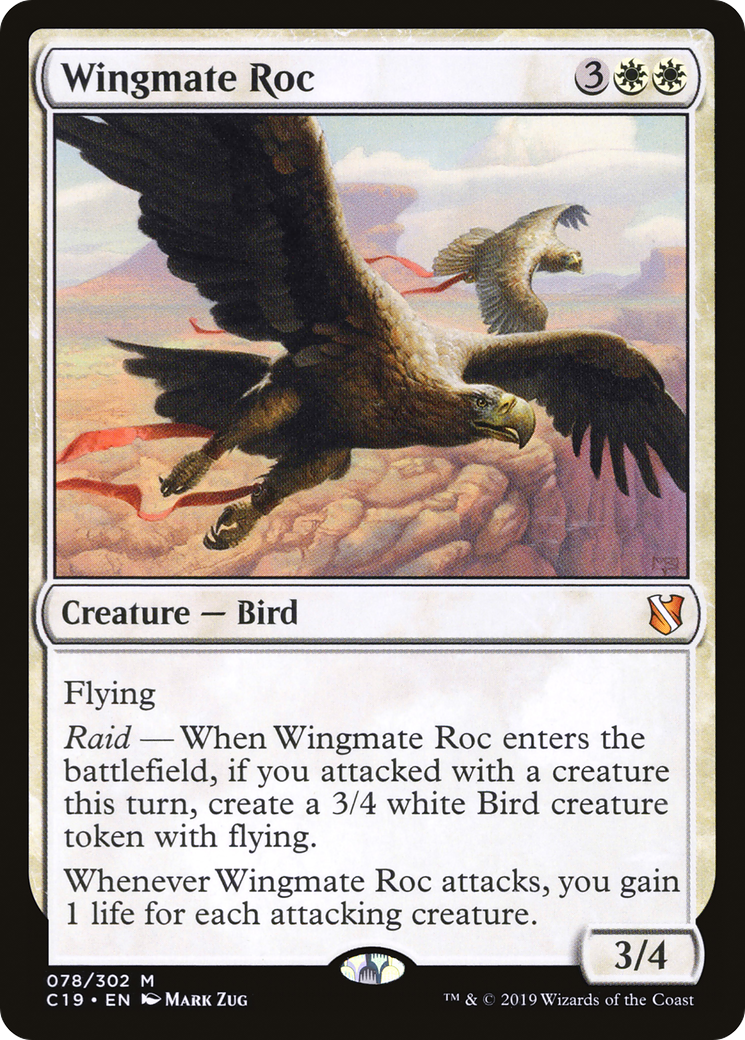 Wingmate Roc (C19-078) [Commander 2019] MTG Single Wizards of the Coast