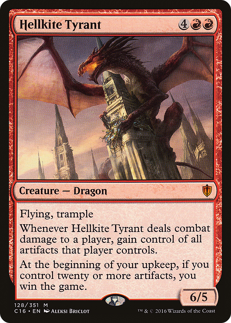Hellkite Tyrant (C16-128) [Commander 2016] MTG Single Wizards of the Coast