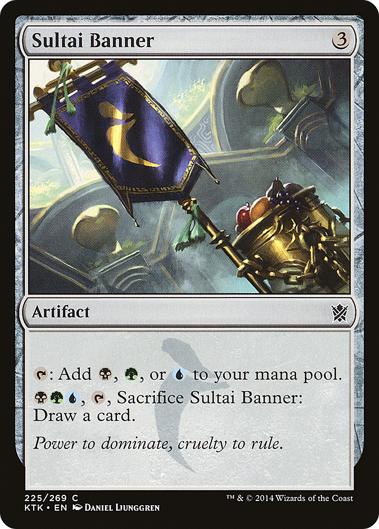 Sultai Banner (KTK-225) [Khans of Tarkir] MTG Single Wizards of the Coast