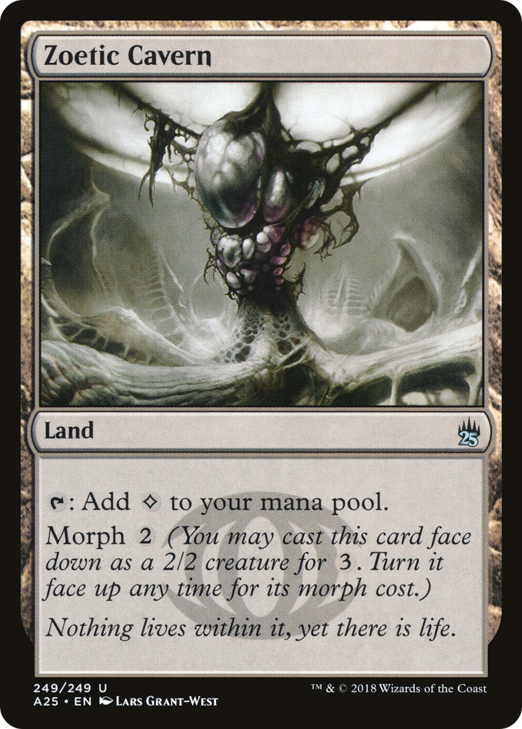 Zoetic Cavern (A25-249) [Masters 25] Foil MTG Single Wizards of the Coast