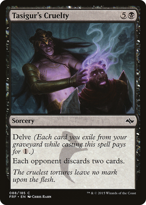 Tasigur's Cruelty (FRF-088) [Fate Reforged] Foil MTG Single Wizards of the Coast