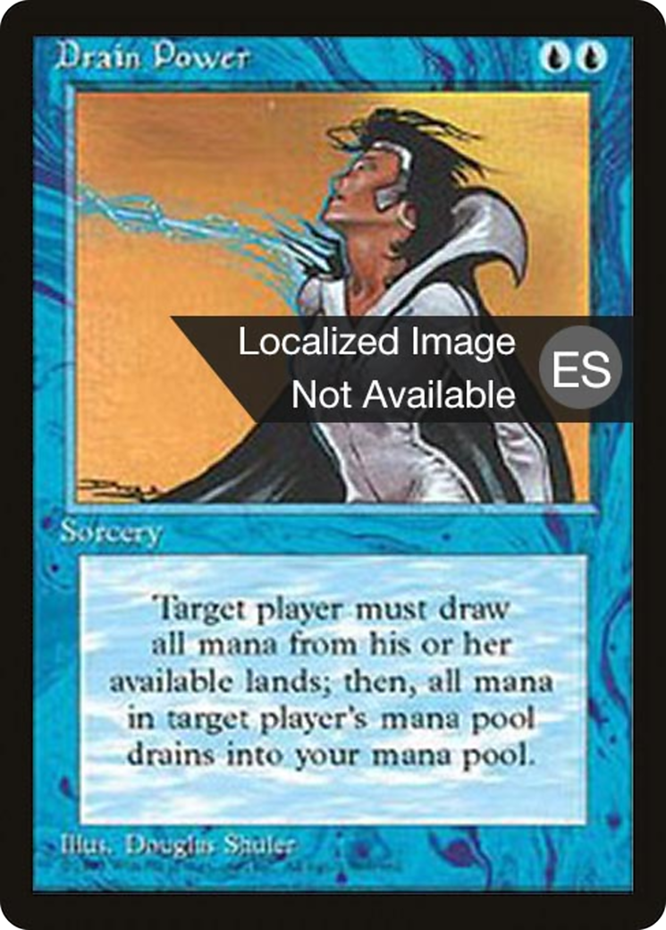Drain Power (4BB-067) [Fourth Edition Foreign Black Border] MTG Single Wizards of the Coast