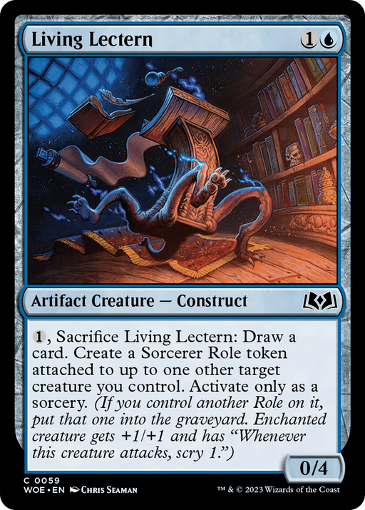 Living Lectern (WOE-059) [Wilds of Eldraine] MTG Single Wizards of the Coast
