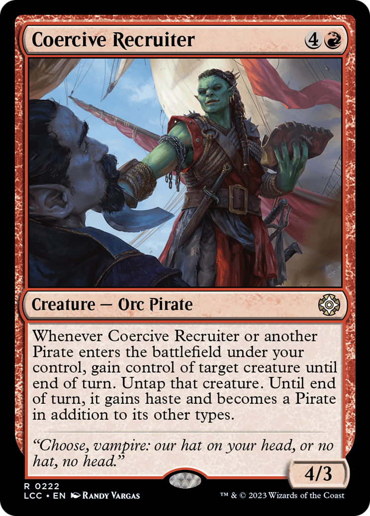 Coercive Recruiter (LCC-222) [The Lost Caverns of Ixalan Commander] MTG Single Wizards of the Coast