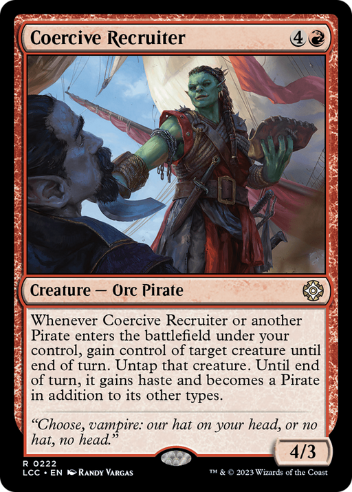 Coercive Recruiter (LCC-222) [The Lost Caverns of Ixalan Commander] MTG Single Wizards of the Coast