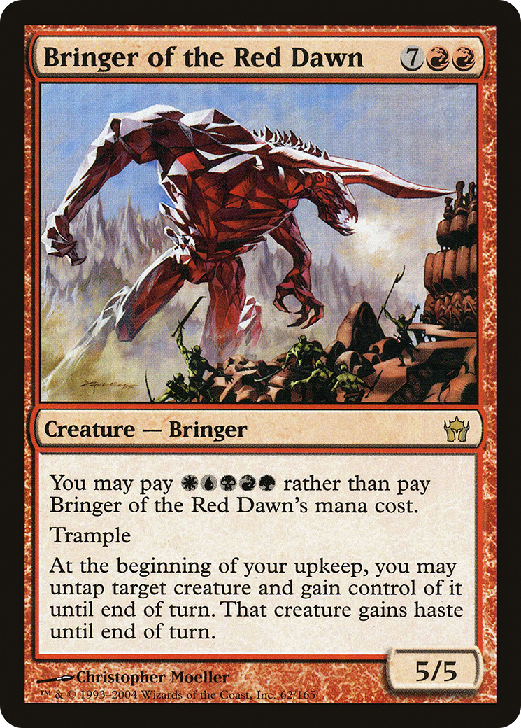 Bringer of the Red Dawn (5DN-062) [Fifth Dawn] MTG Single Wizards of the Coast