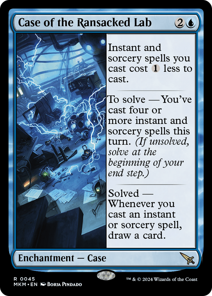 Case of the Ransacked Lab (MKM-045) [Murders at Karlov Manor] Foil MTG Single Wizards of the Coast