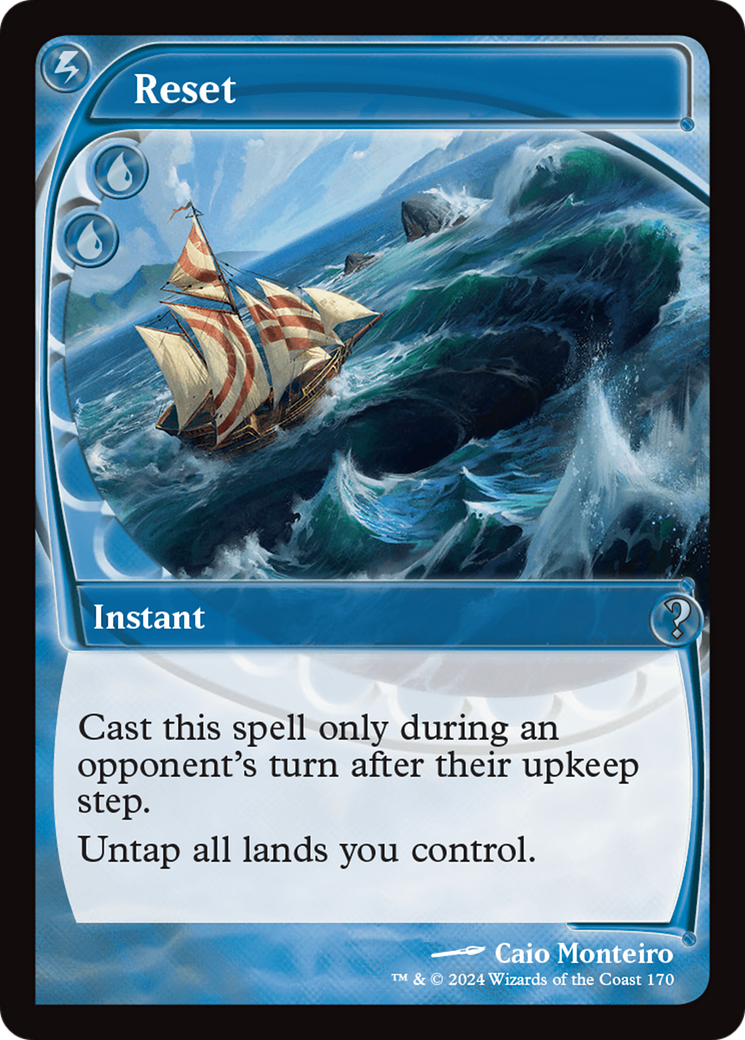 Reset (Future Sight) (MB2-170) [Mystery Booster] Mystery Booster 2 MTG Single Wizards of the Coast