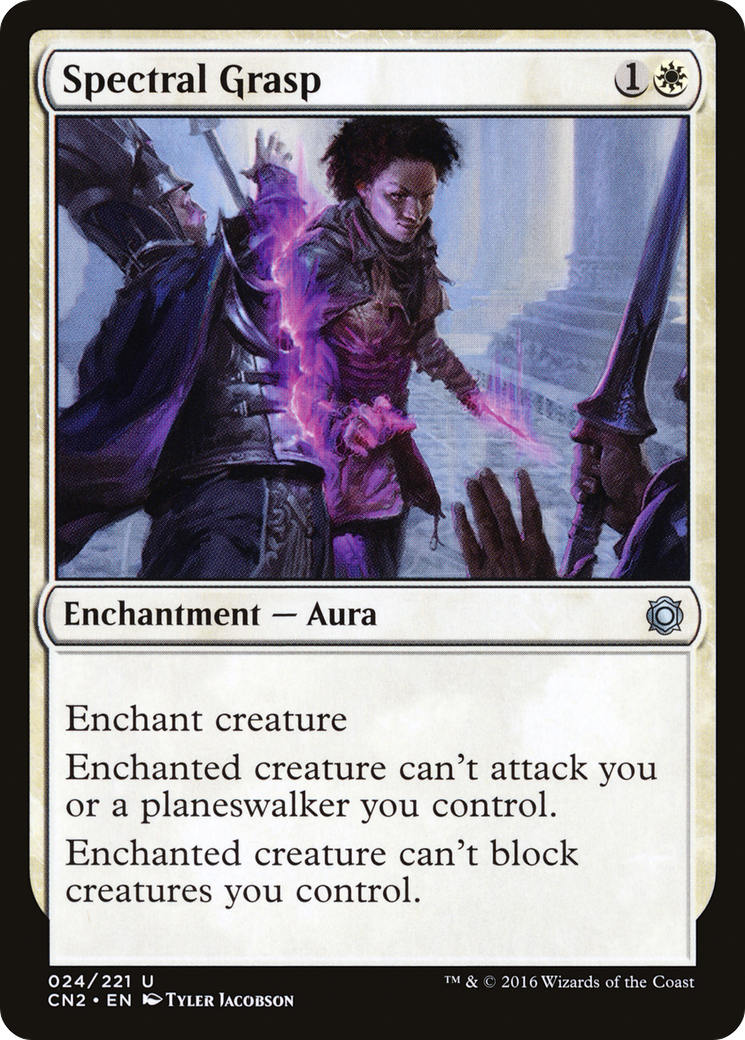 Spectral Grasp (CN2-024) [Conspiracy: Take the Crown] Foil MTG Single Wizards of the Coast