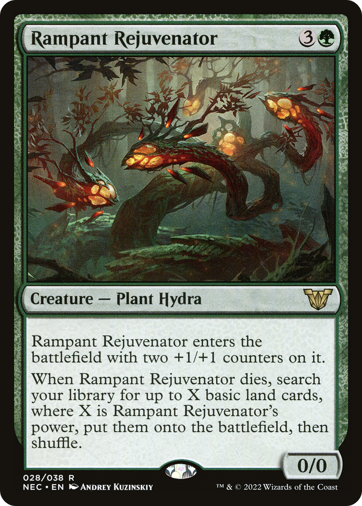 Rampant Rejuvenator (NEC-028) [Neon Dynasty Commander] MTG Single Wizards of the Coast