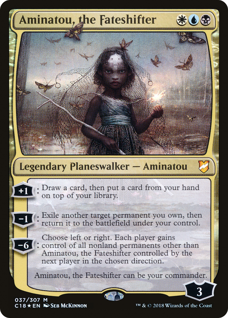 Aminatou, the Fateshifter (C18-037) [Commander 2018] Foil MTG Single Wizards of the Coast
