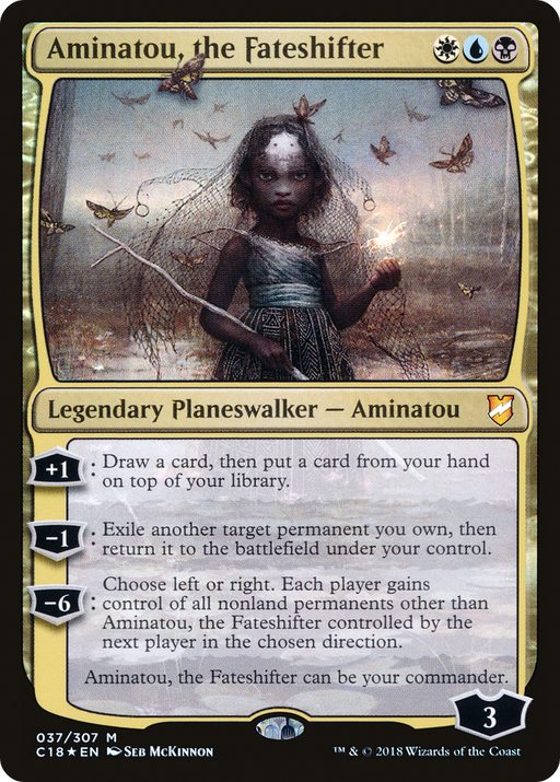Aminatou, the Fateshifter (C18-037) [Commander 2018] Foil MTG Single Wizards of the Coast