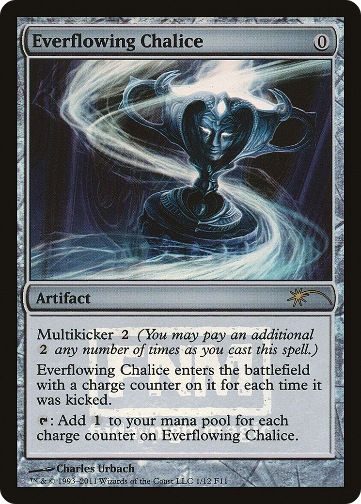 Everflowing Chalice (FNM-001) [Misc] Friday Night Magic 2011 Foil MTG Single Wizards of the Coast