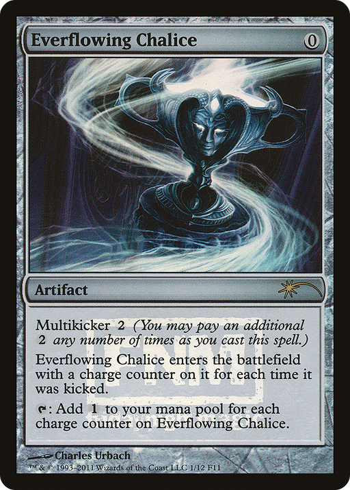 Everflowing Chalice (FNM-001) [Misc] Friday Night Magic 2011 Foil MTG Single Wizards of the Coast