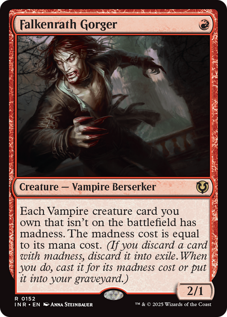 Falkenrath Gorger (INR-152) [Innistrad Remastered] MTG Single Wizards of the Coast