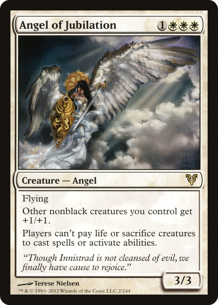 Angel of Jubilation (AVR-002) [Avacyn Restored] Foil MTG Single Wizards of the Coast