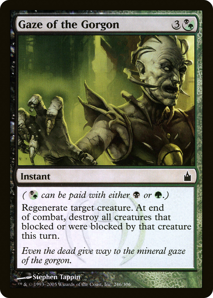 Gaze of the Gorgon (RAV-246) [Ravnica: City of Guilds] MTG Single Wizards of the Coast
