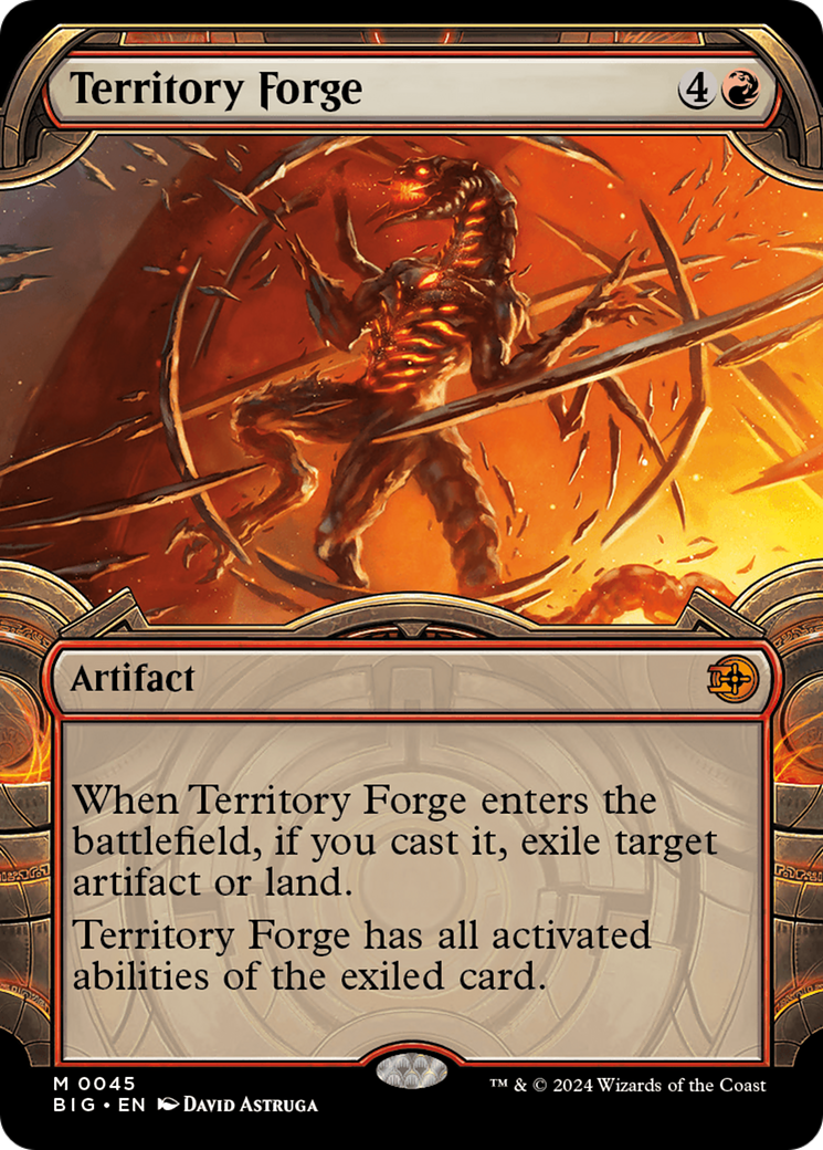 Territory Forge (BIG-045) [The Big Score] (Showcase) MTG Single Wizards of the Coast