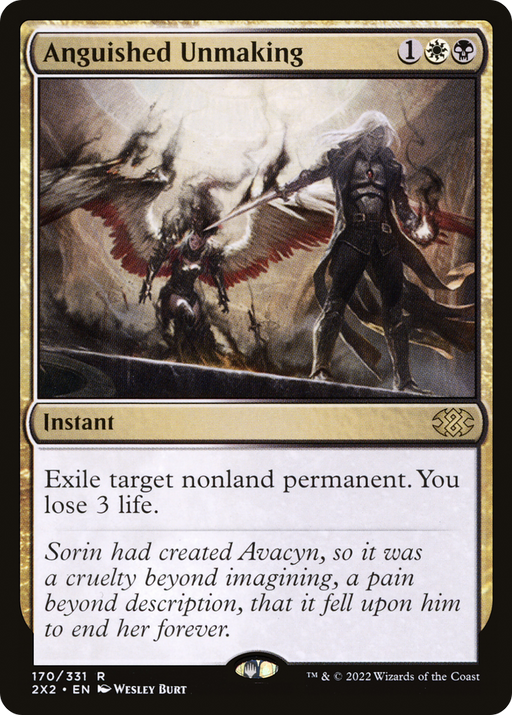 Anguished Unmaking (2X2-170) [Double Masters 2022] MTG Single Wizards of the Coast