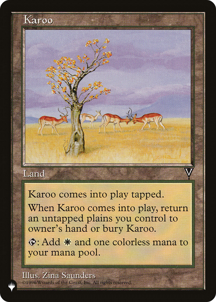 Karoo (LIST-VIS-165) [Mystery Booster] The List MTG Single Wizards of the Coast