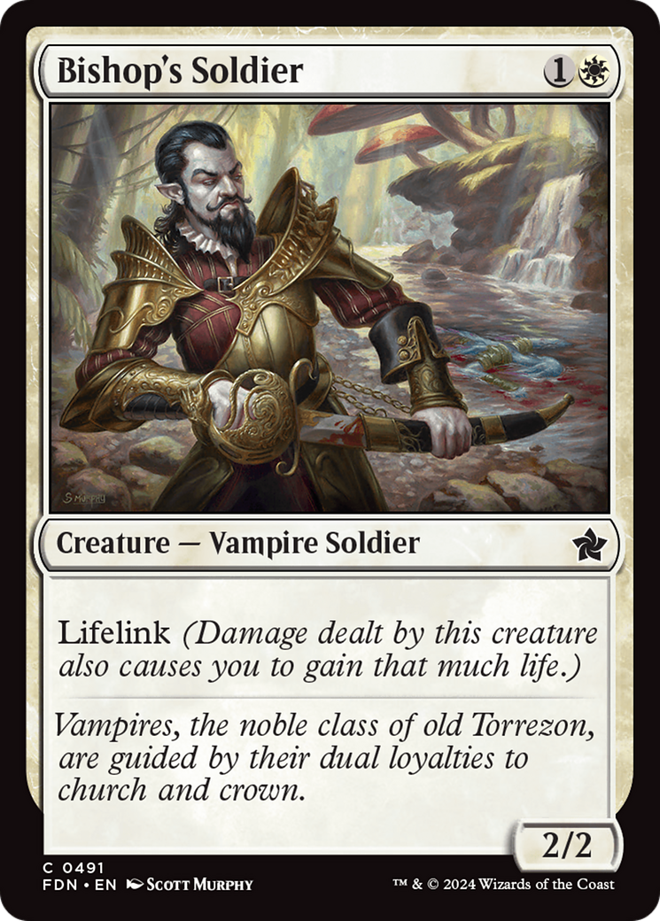 Bishop's Soldier (FDN-491) [Foundations] MTG Single Wizards of the Coast