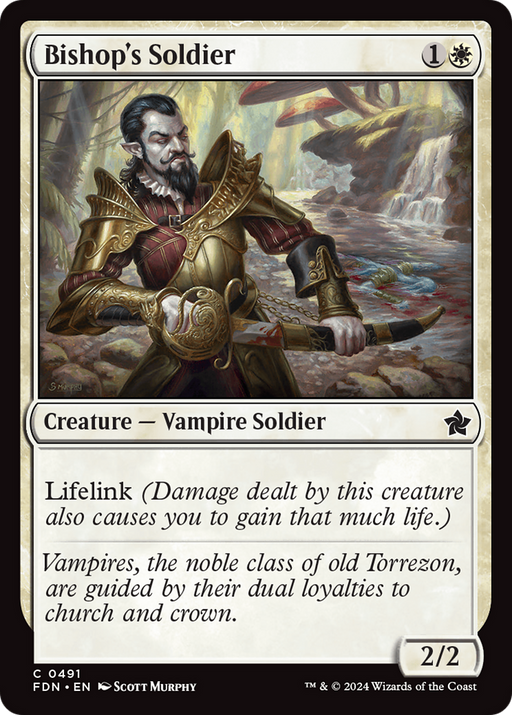 Bishop's Soldier (FDN-491) [Foundations] MTG Single Wizards of the Coast