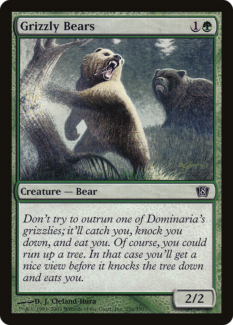 Grizzly Bears (8ED-256) [8th Edition] MTG Single Wizards of the Coast