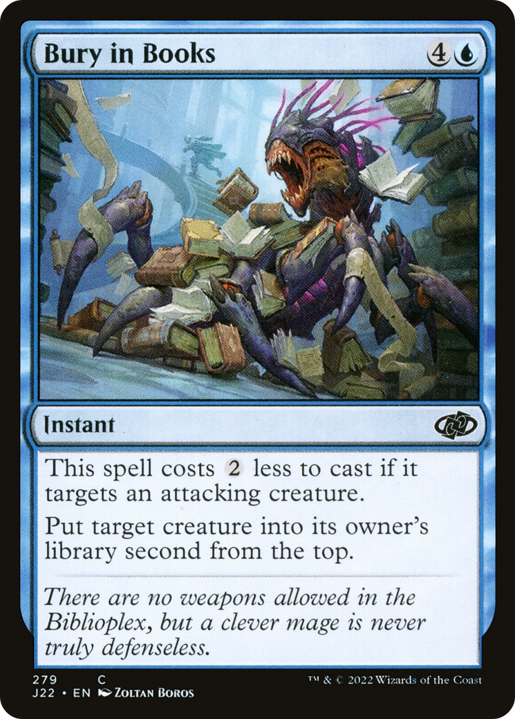 Bury in Books (J22-279) [Jumpstart 2022] MTG Single Wizards of the Coast