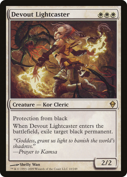 Devout Lightcaster (ZEN-010) [Zendikar] Foil MTG Single Wizards of the Coast