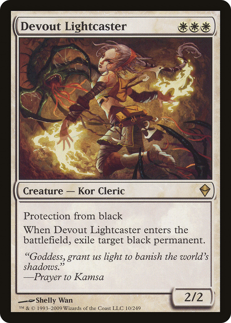 Devout Lightcaster (ZEN-010) [Zendikar] MTG Single Wizards of the Coast
