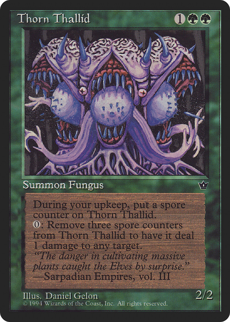 Thorn Thallid (FEM-80A) [Fallen Empires] MTG Single Wizards of the Coast