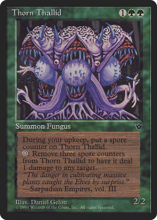 Thorn Thallid (FEM-80A) [Fallen Empires] MTG Single Wizards of the Coast