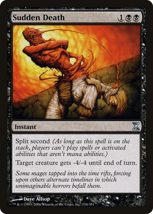 Sudden Death (TSP-134) [Time Spiral] Foil MTG Single Wizards of the Coast