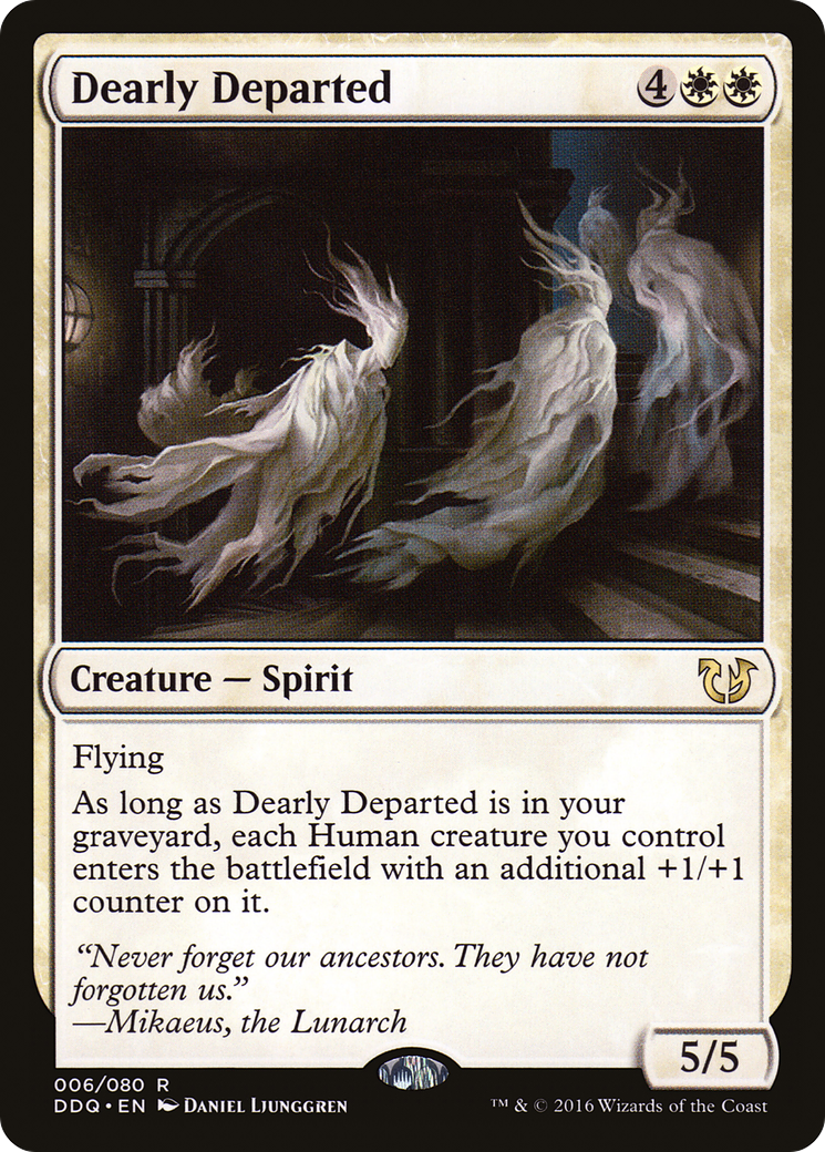 Dearly Departed (DDQ-006) [Misc] Duel Decks: Blessed vs. Cursed MTG Single Wizards of the Coast