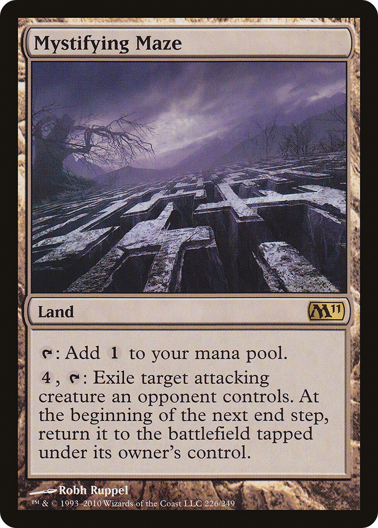 Mystifying Maze (M11-226) [Magic 2011] Foil MTG Single Wizards of the Coast
