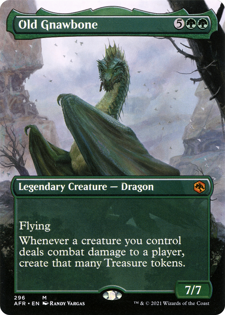 Old Gnawbone (AFR-296) [Adventures in the Forgotten Realms] (Borderless) Foil MTG Single Wizards of the Coast