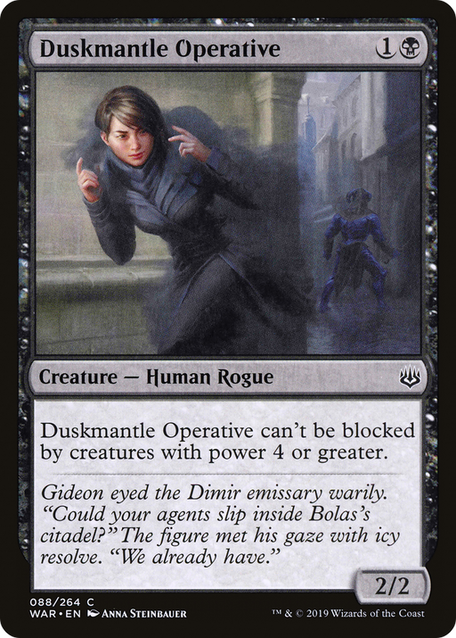 Duskmantle Operative (WAR-088) [War of the Spark] MTG Single Wizards of the Coast