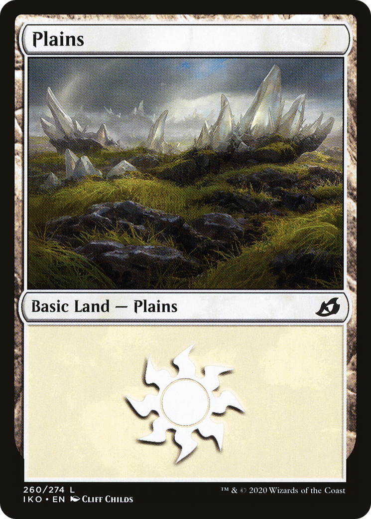 Plains (IKO-260) [Ikoria: Lair of Behemoths] Foil MTG Single Wizards of the Coast
