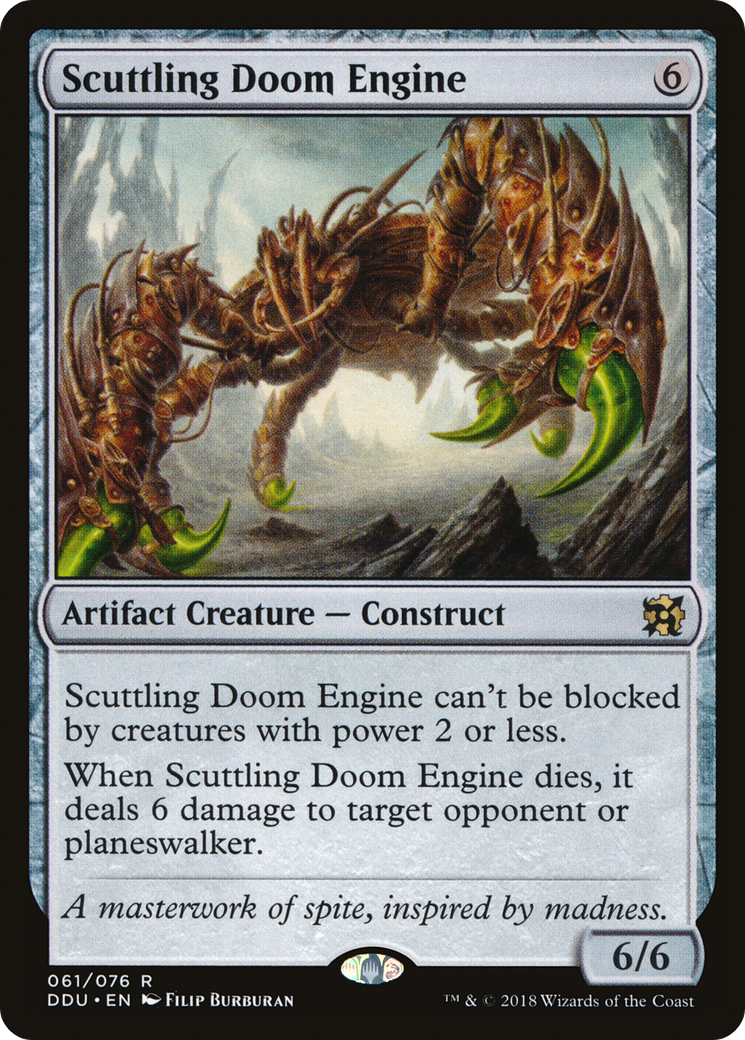 Scuttling Doom Engine (DDU-061) [Misc] Duel Decks: Elves vs. Inventors MTG Single Wizards of the Coast
