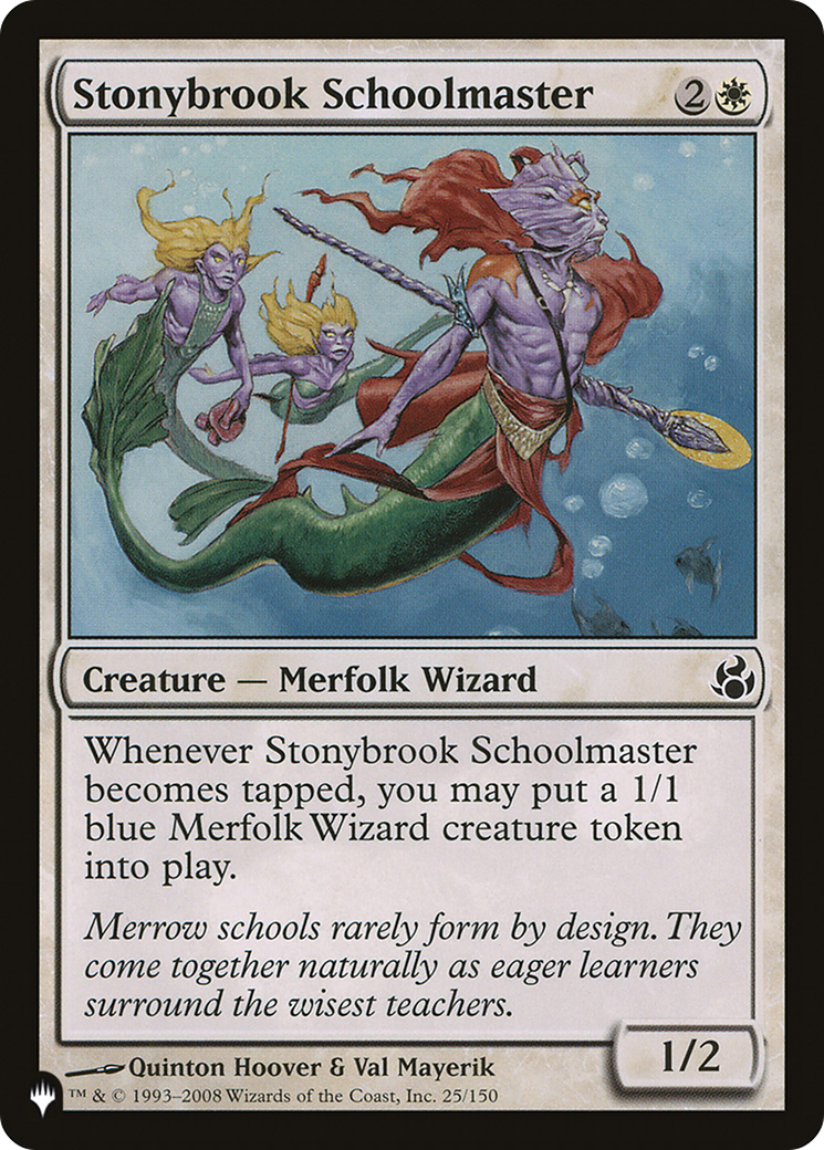 Stonybrook Schoolmaster (LIST-MOR-25) [Mystery Booster] The List MTG Single Wizards of the Coast