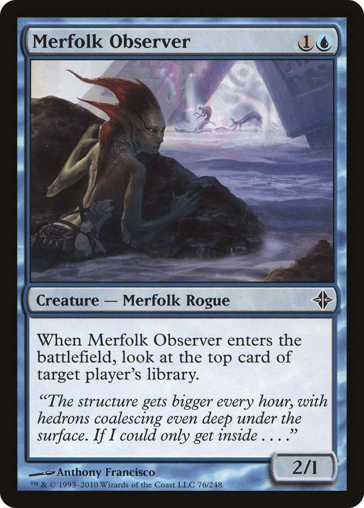 Merfolk Observer (ROE-076) [Rise of the Eldrazi] MTG Single Wizards of the Coast