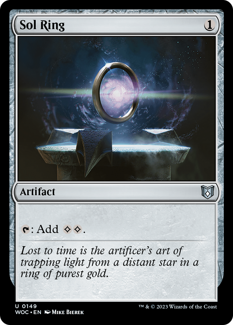 Sol Ring (WOC-149) [Wilds of Eldraine Commander] MTG Single Wizards of the Coast