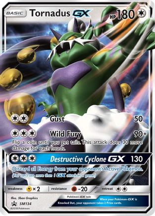 Tornadus GX - SM134 (/248) Holofoil [SM Promos] Pokemon Single Pokémon